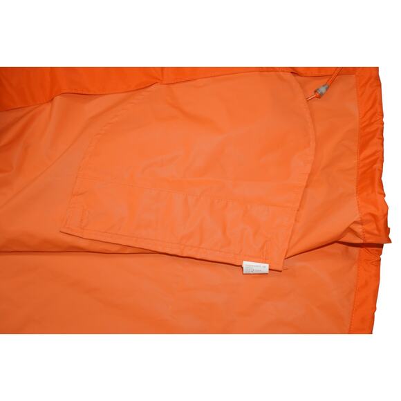 Vintage 90s Calvin Klein Jeans CK Logo Coach Jacket Orange Windbreaker Size L - Picture 9 of 14